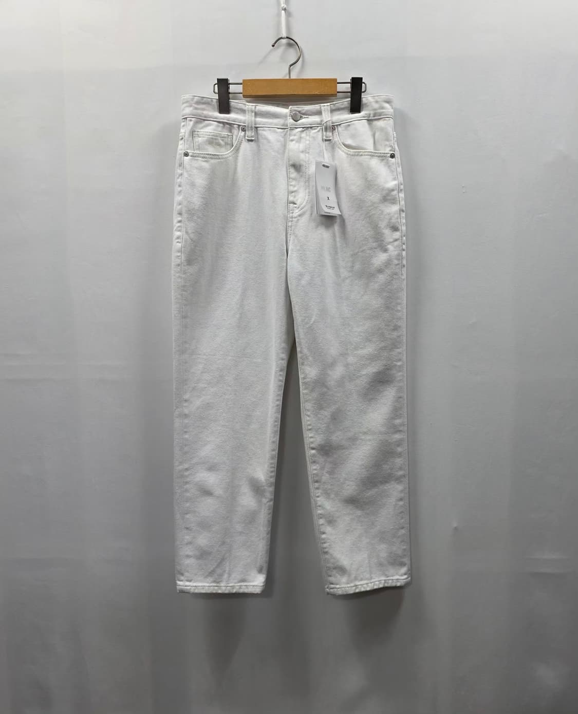 1137 플랙 PLAC 화이트 팬츠 32 남성 면바지 상품이미지1