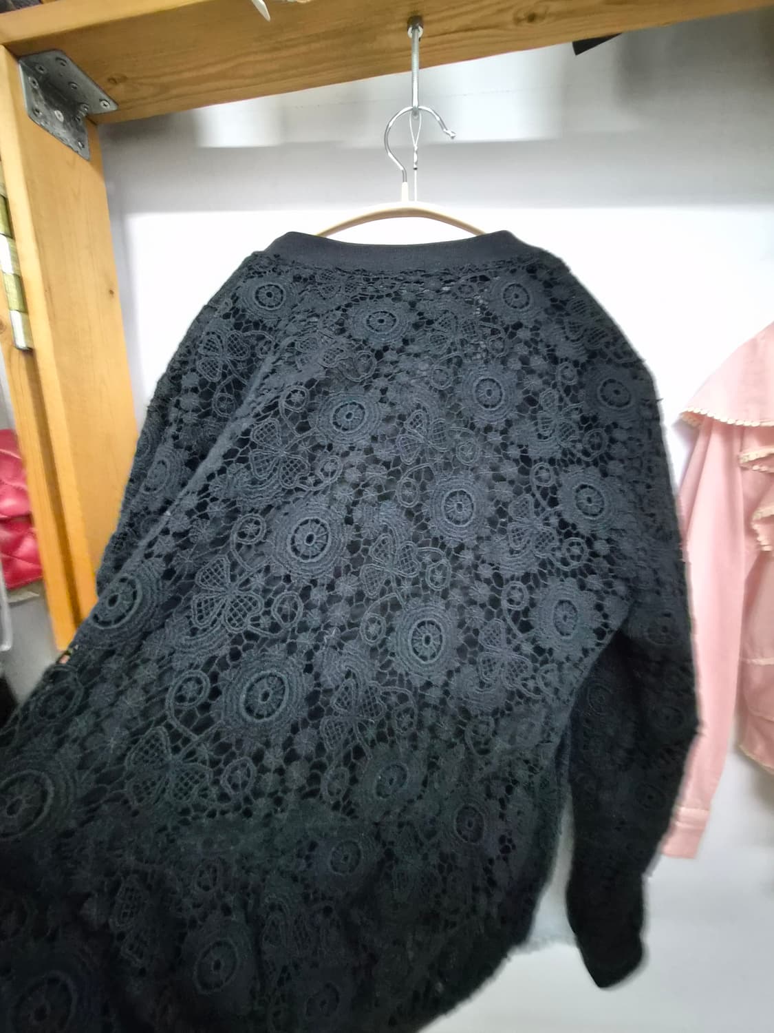 시에로 레이스 블루종 집업 점퍼 상품이미지8