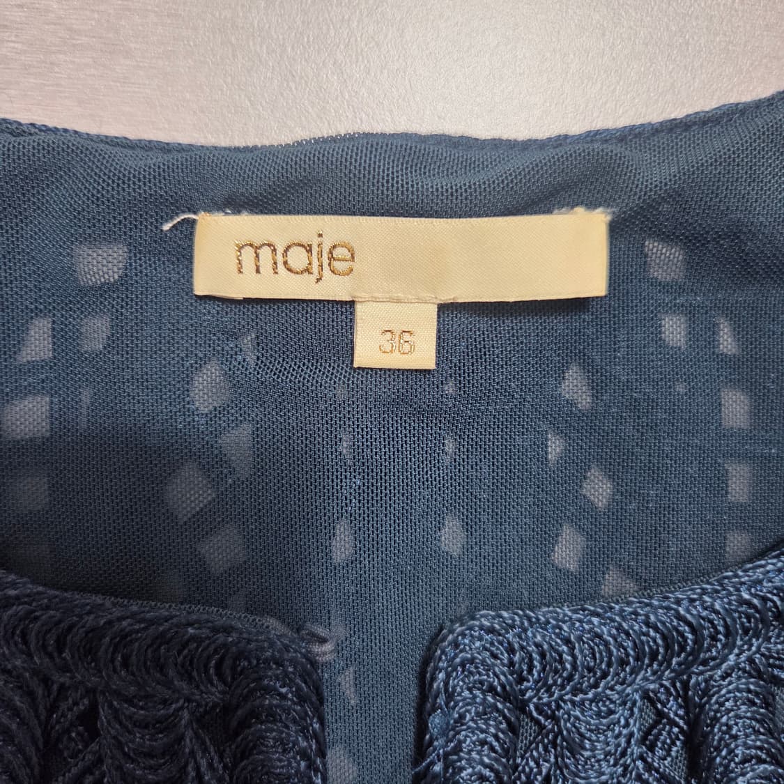 마쥬(MAJE) 크로셰 니트 가디건 자켓 상품이미지4