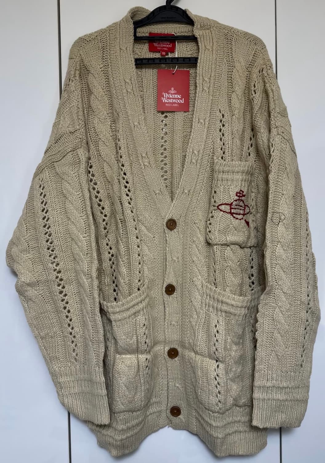 비비안웨스트우드 레드라벨 일본판 울 가디건 남여공용 상품이미지1