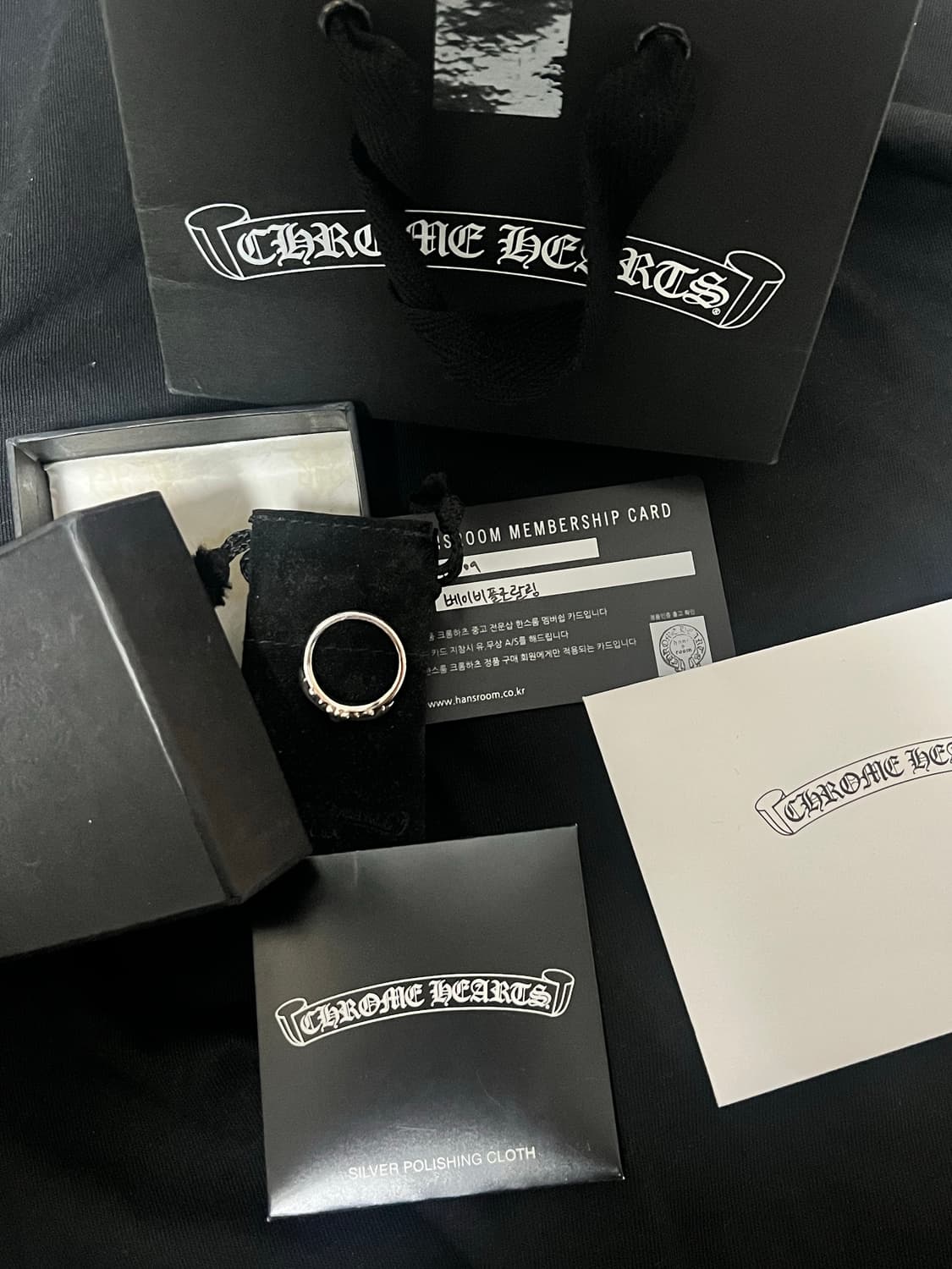 [us9.5] 크롬하츠 베이비플로랄링 상품이미지5