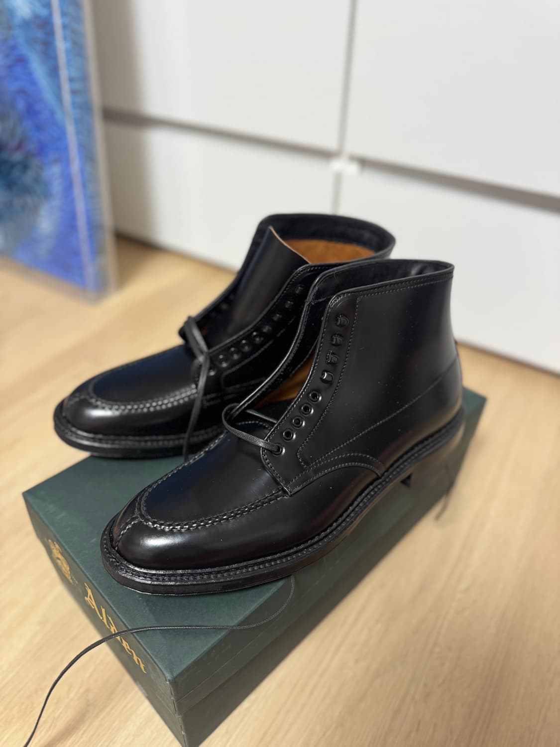 알든 alden 탱커 부츠 블랙 코도반 US 9.5D 상품이미지1