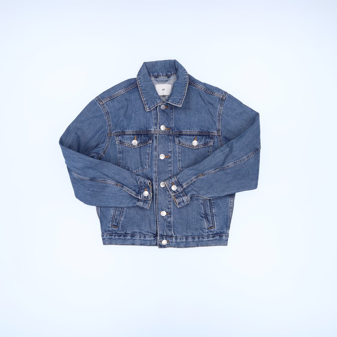 [실측확인] H&M 데님 청자켓 1215H1 상품이미지1