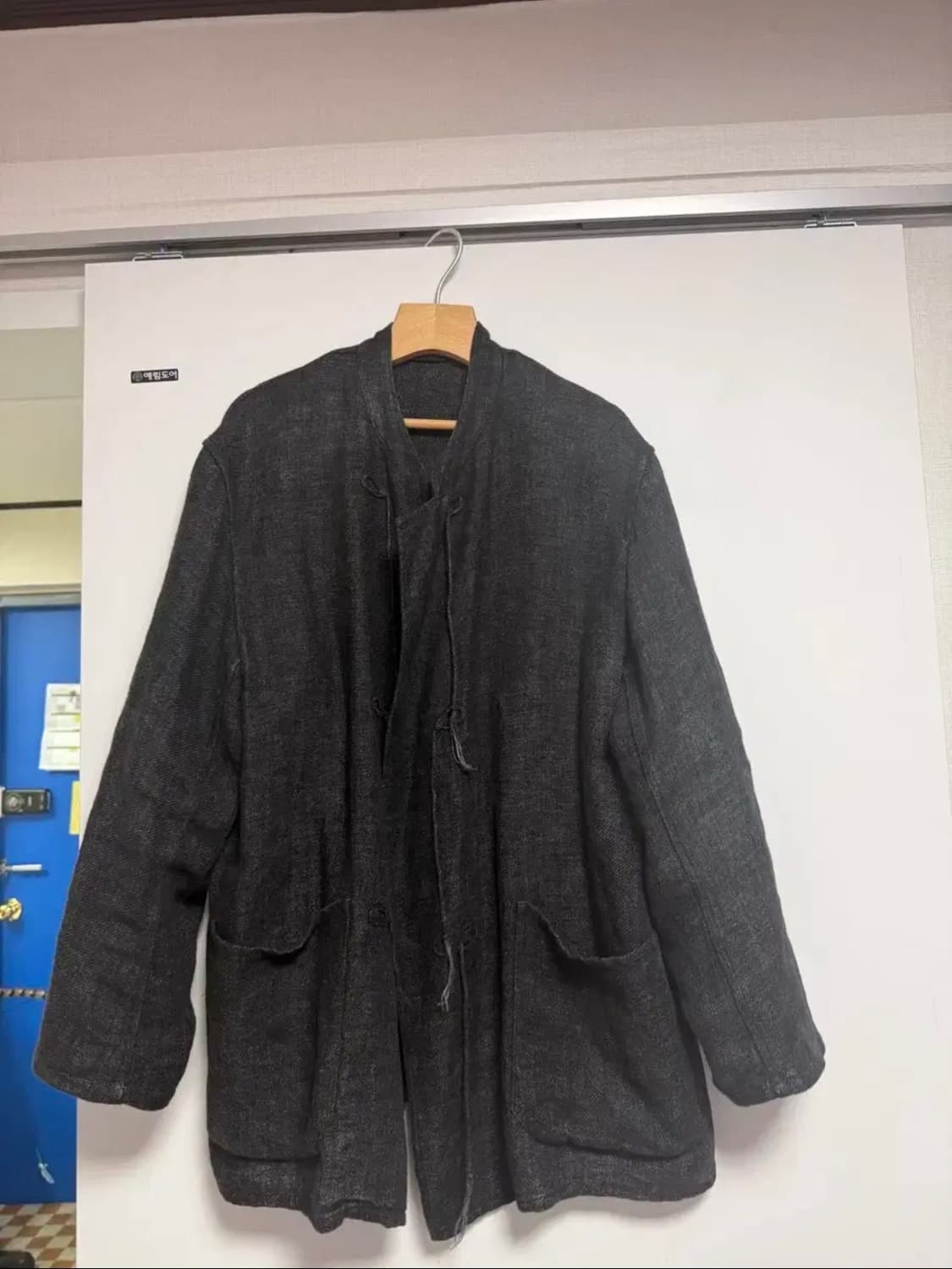 코모리 린넨 스탠드 카라 자켓 [3] 상품이미지3