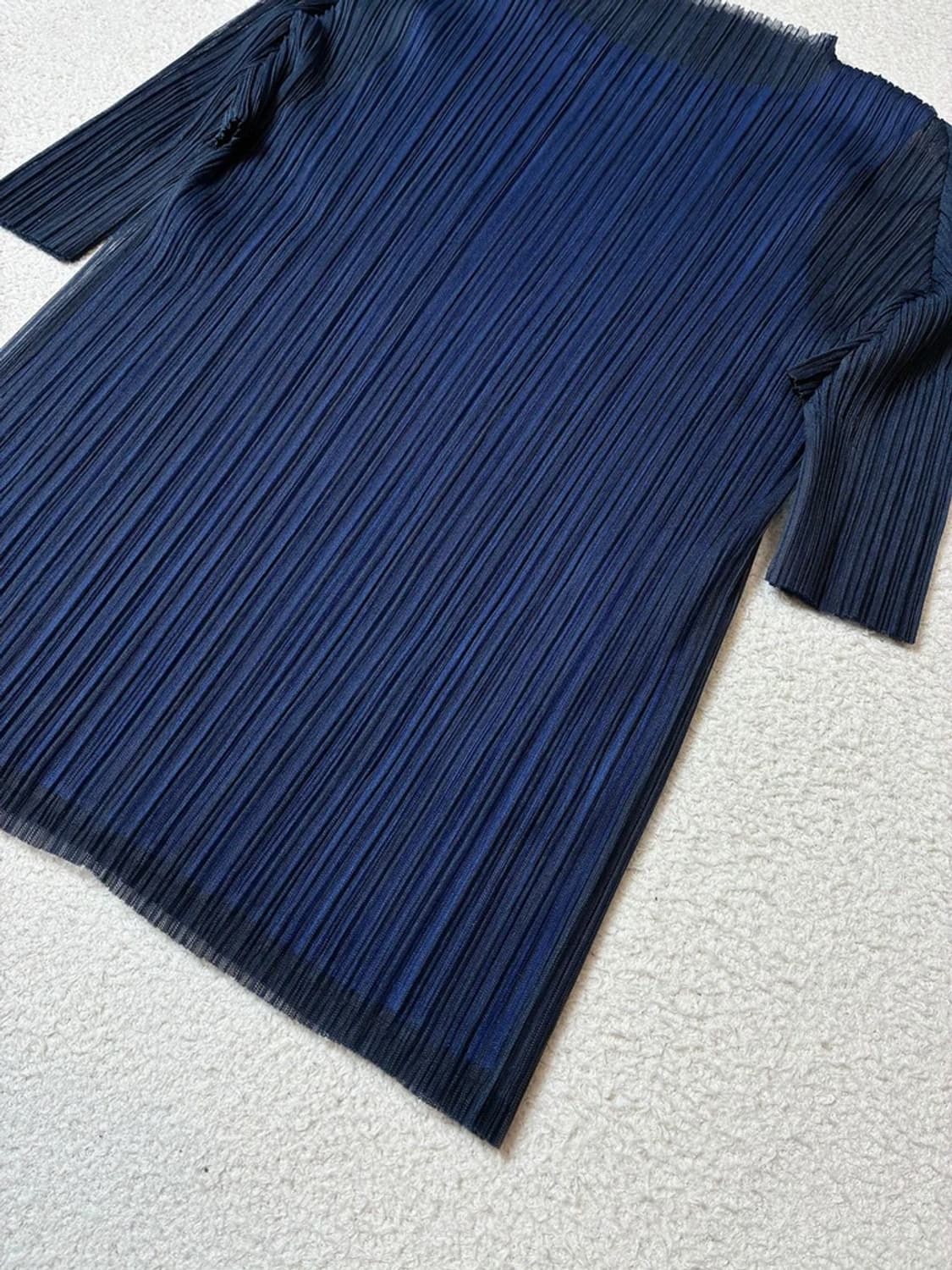 플리츠플리즈 이세이미야케 11ss 블루 반팔 티셔츠 PN8025 상품이미지3