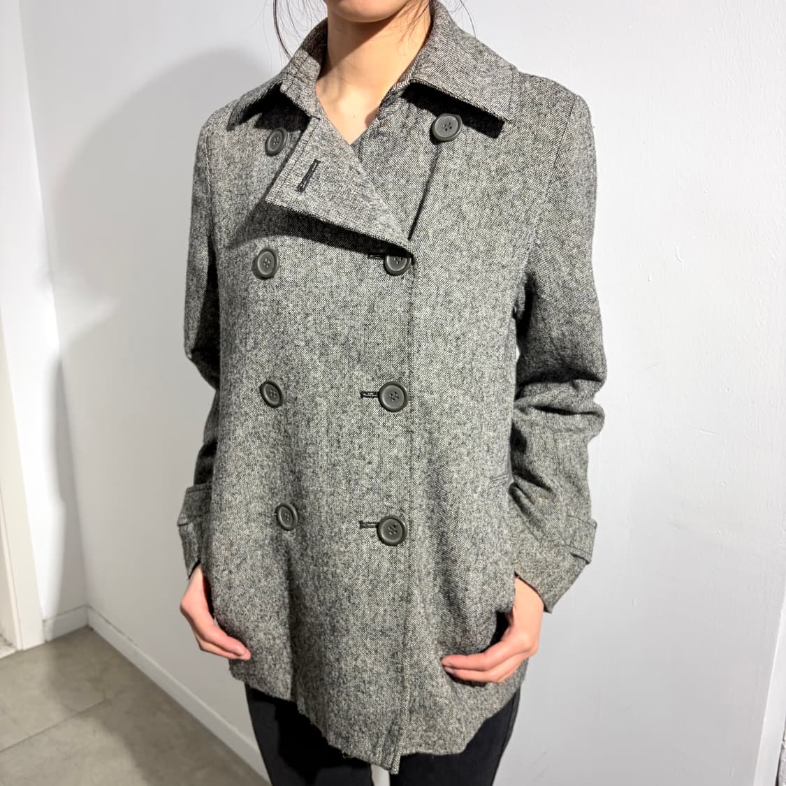 KILIWATCH 코트 그레이 더블 자켓 상품이미지1