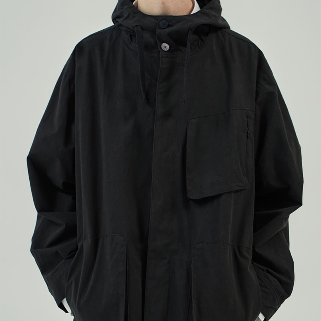 후드 포켓 워크 자켓 상품이미지3