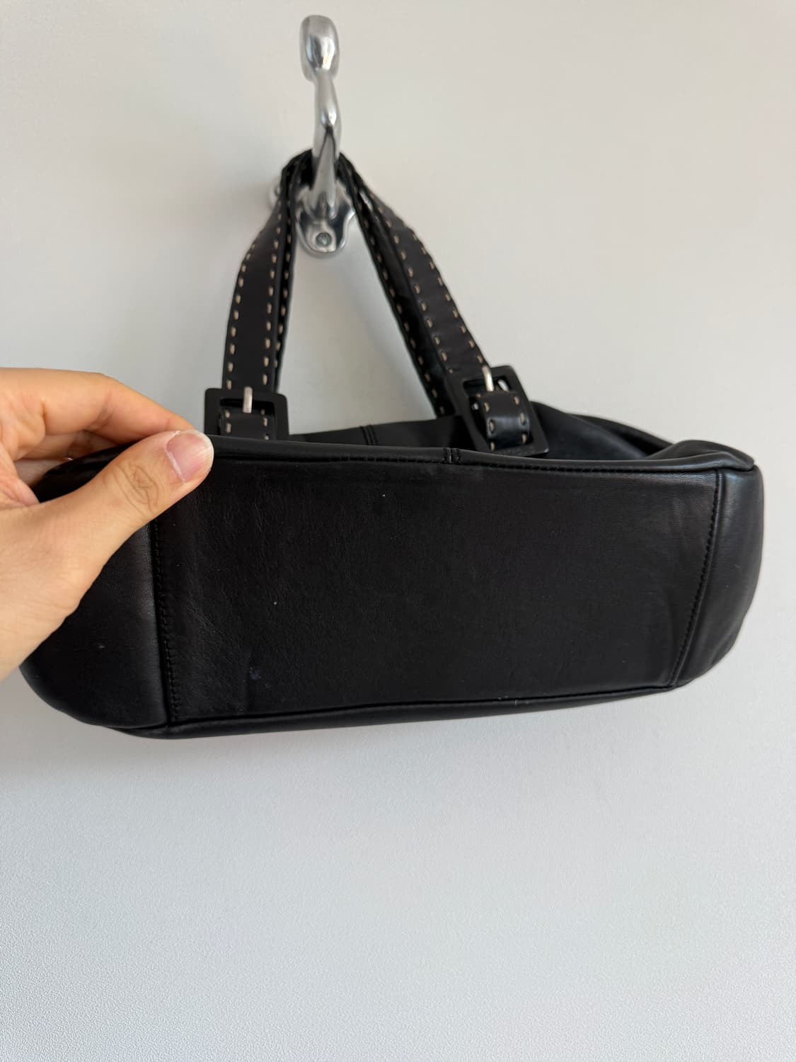 Pre owned 레더 토트백 상품이미지6