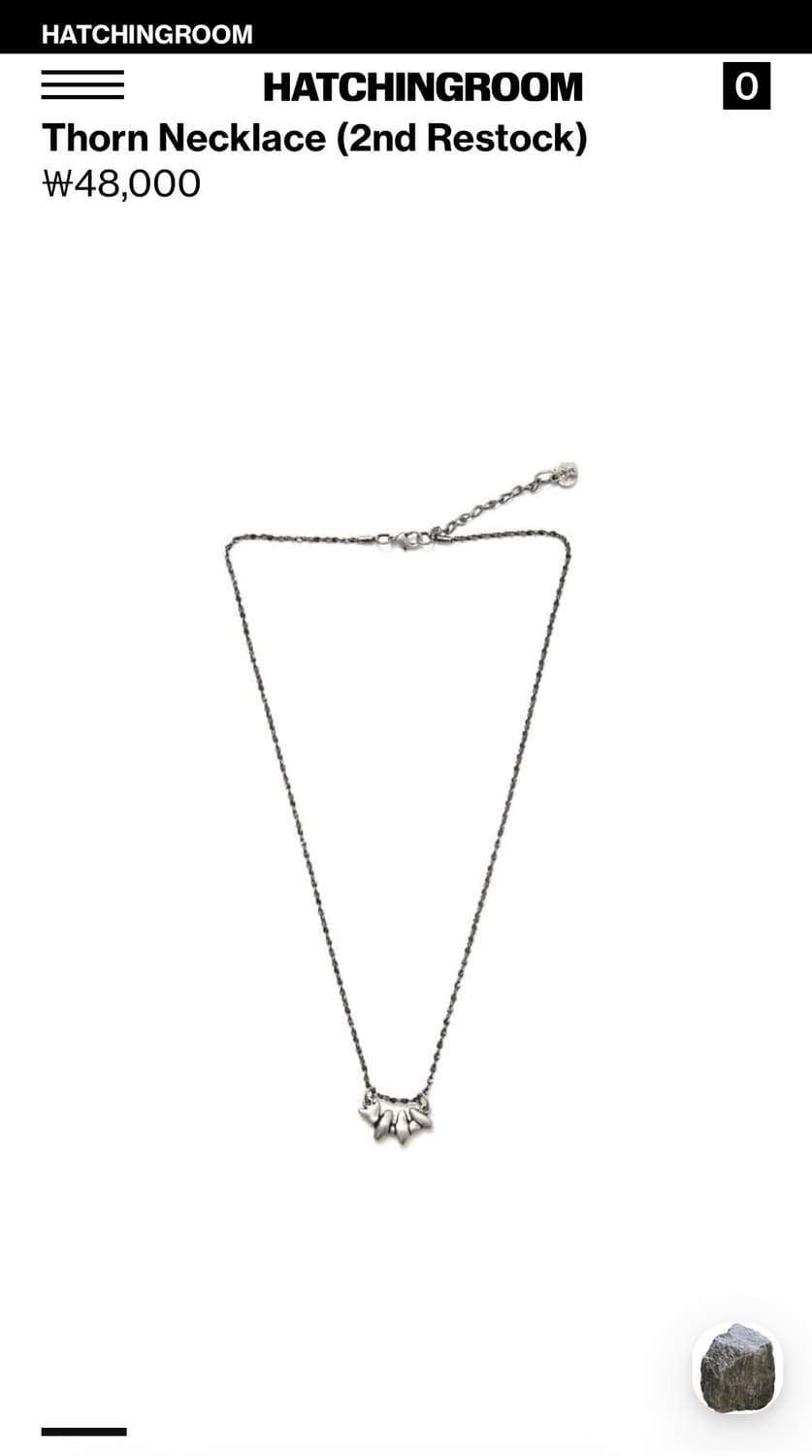 HATCHING ROOM Thorn Necklace 상품이미지1