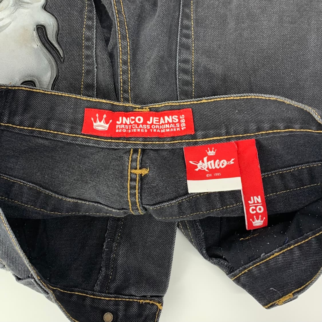 00s jnco 스컬 데님 쇼츠 상품이미지9