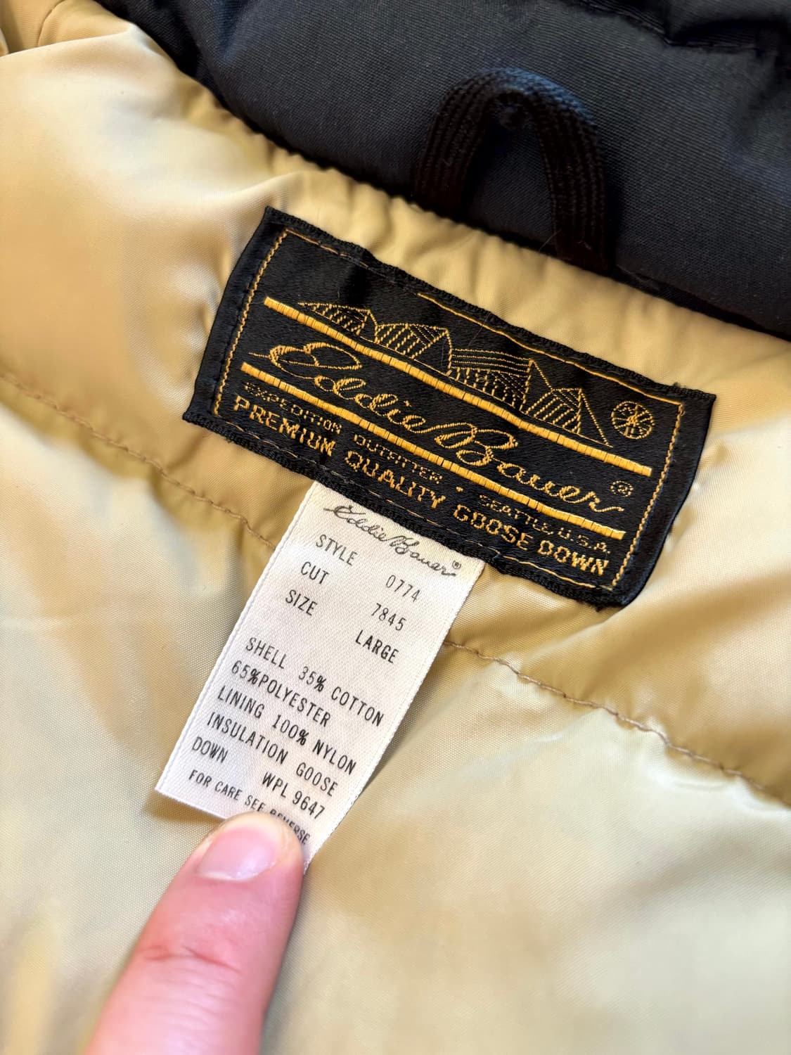 80's 에디바우어  Ridgeline 구스 다운 파카 L(~105) 상품이미지9