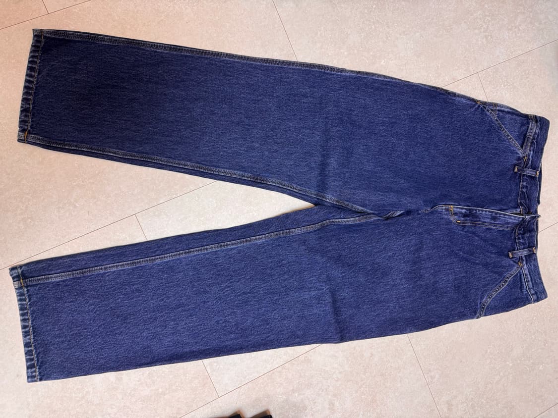 칼하트 싱글니 카펜터팬츠 중청 32x32  상품이미지3