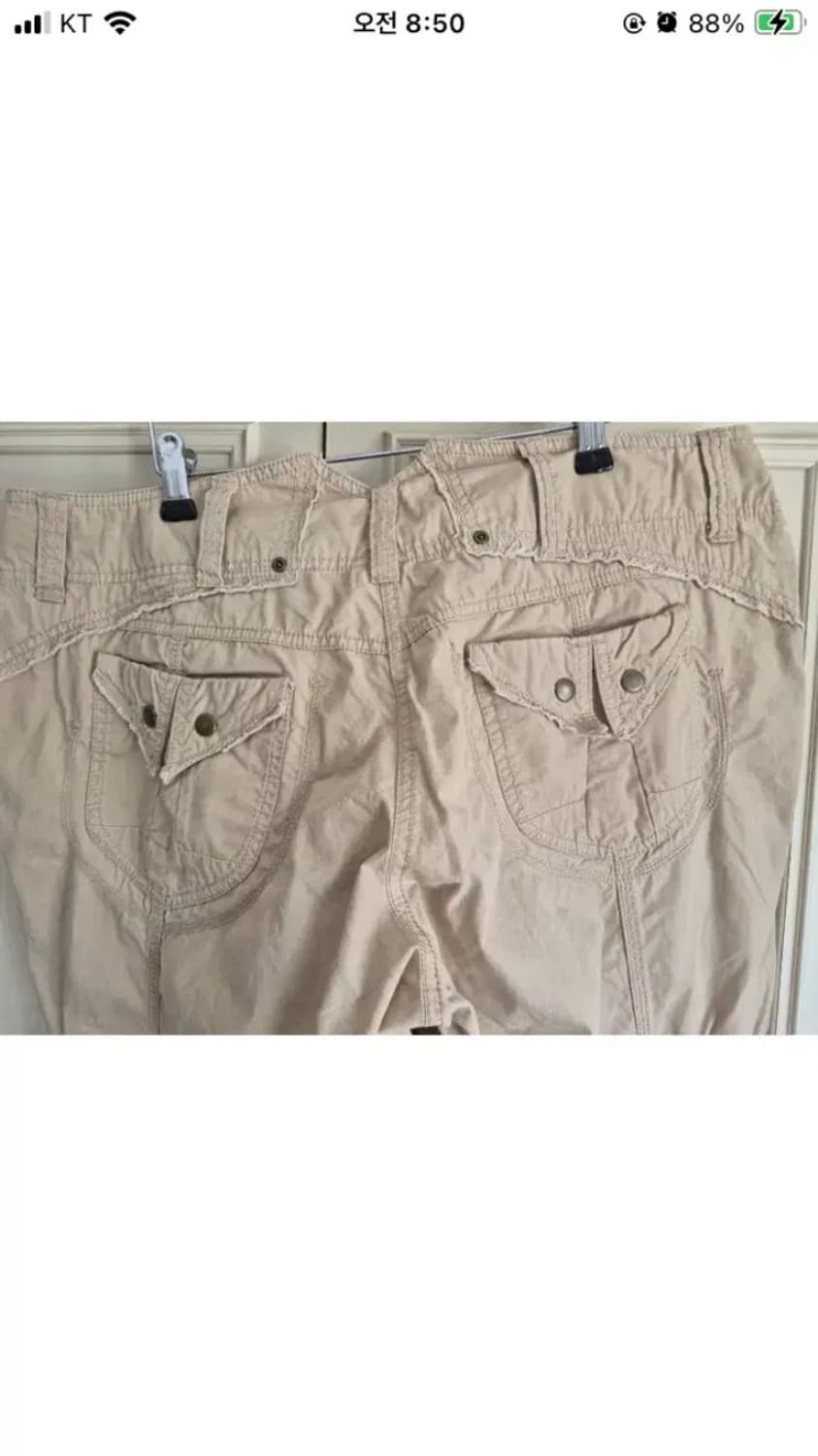 빈티지 카고 카프리팬츠 상품이미지3