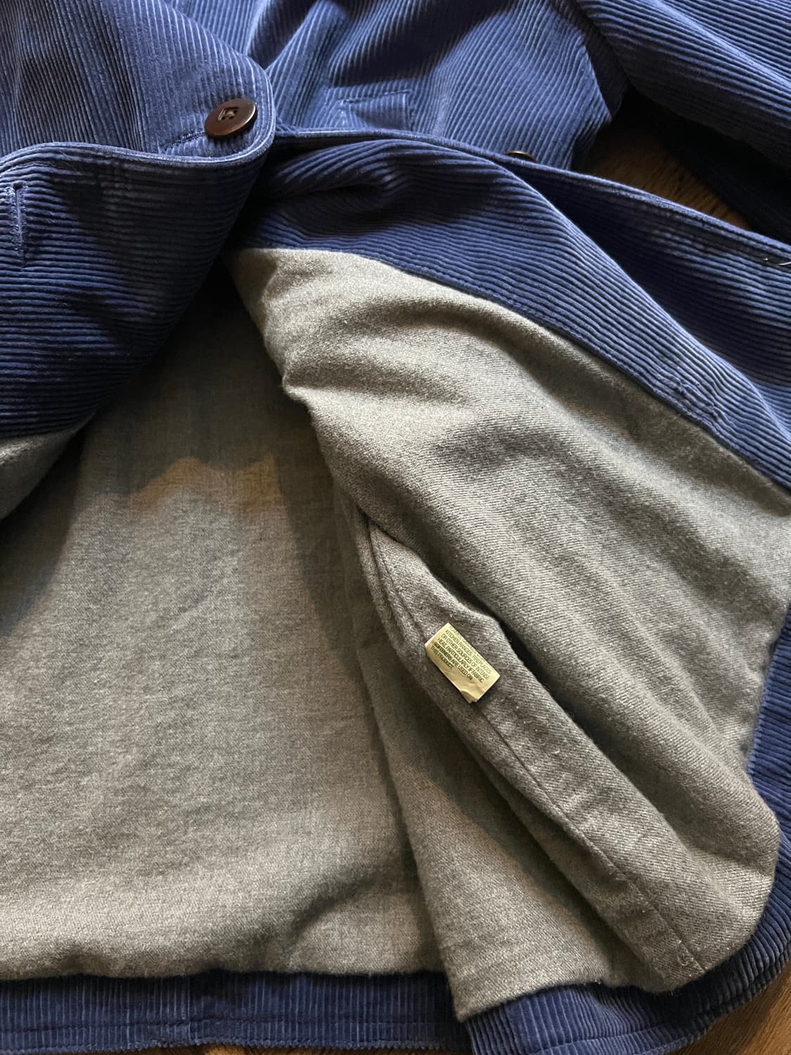 [L]L.L.Bean USA 엘엘빈 파스텔블루 코듀로이 헌팅자켓 상품이미지5