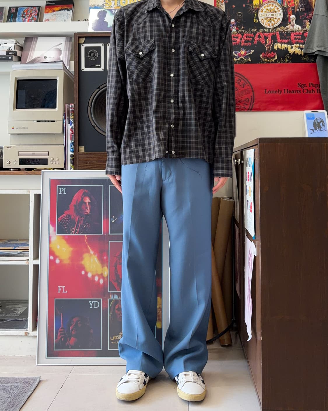 7-80s LEVIS ACTION SLACKS (31-32) 상품이미지2
