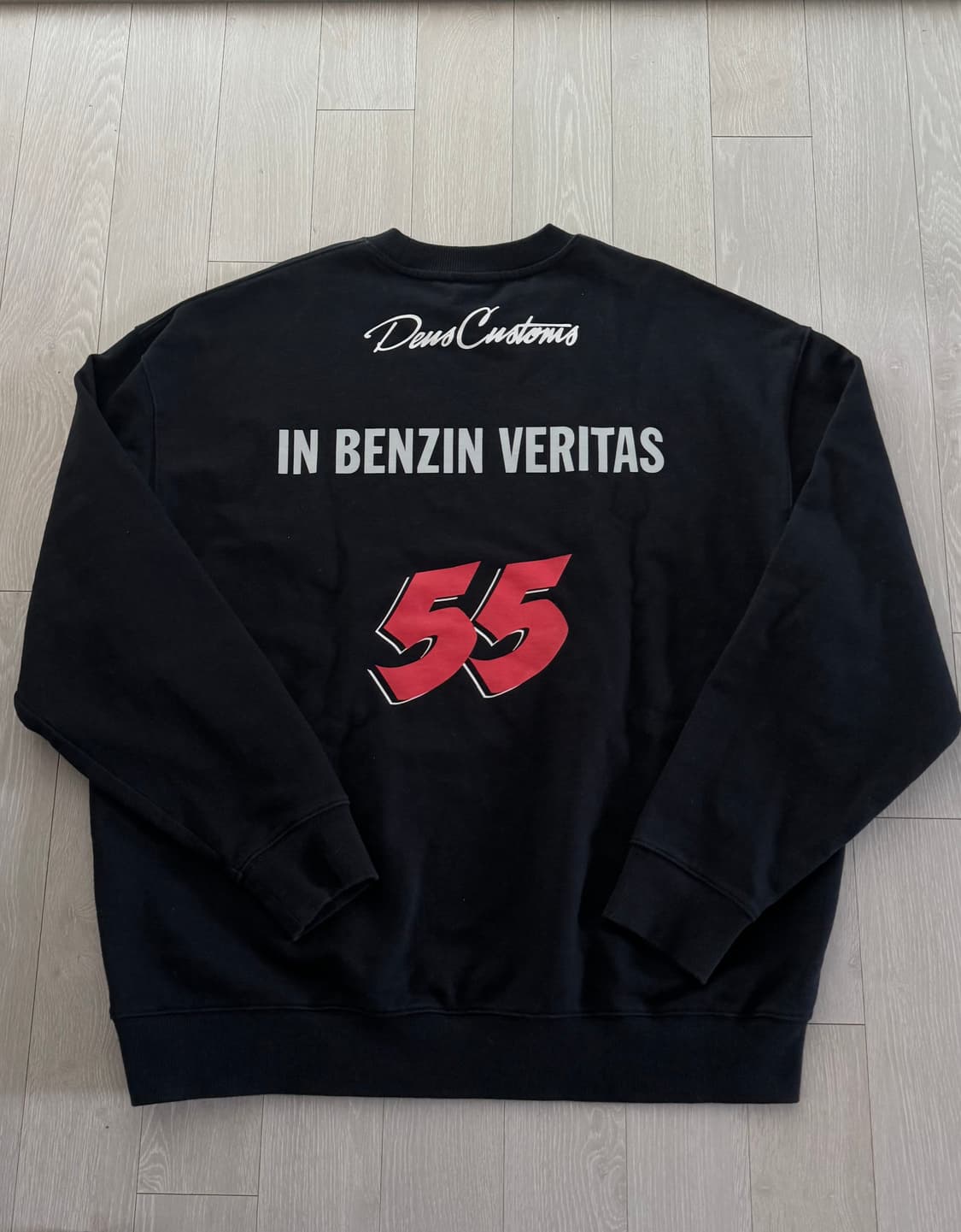 [L] 데우스 x 엑스마키나 모토크루 맨투맨 상품이미지2