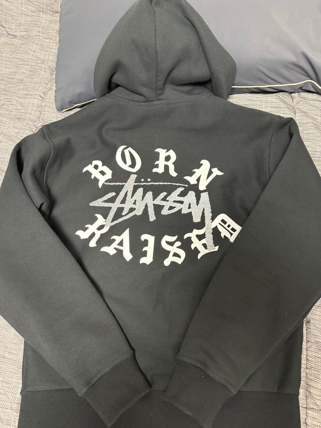 스투시 x 본앤레이즈드 후드집업 M 상품이미지3