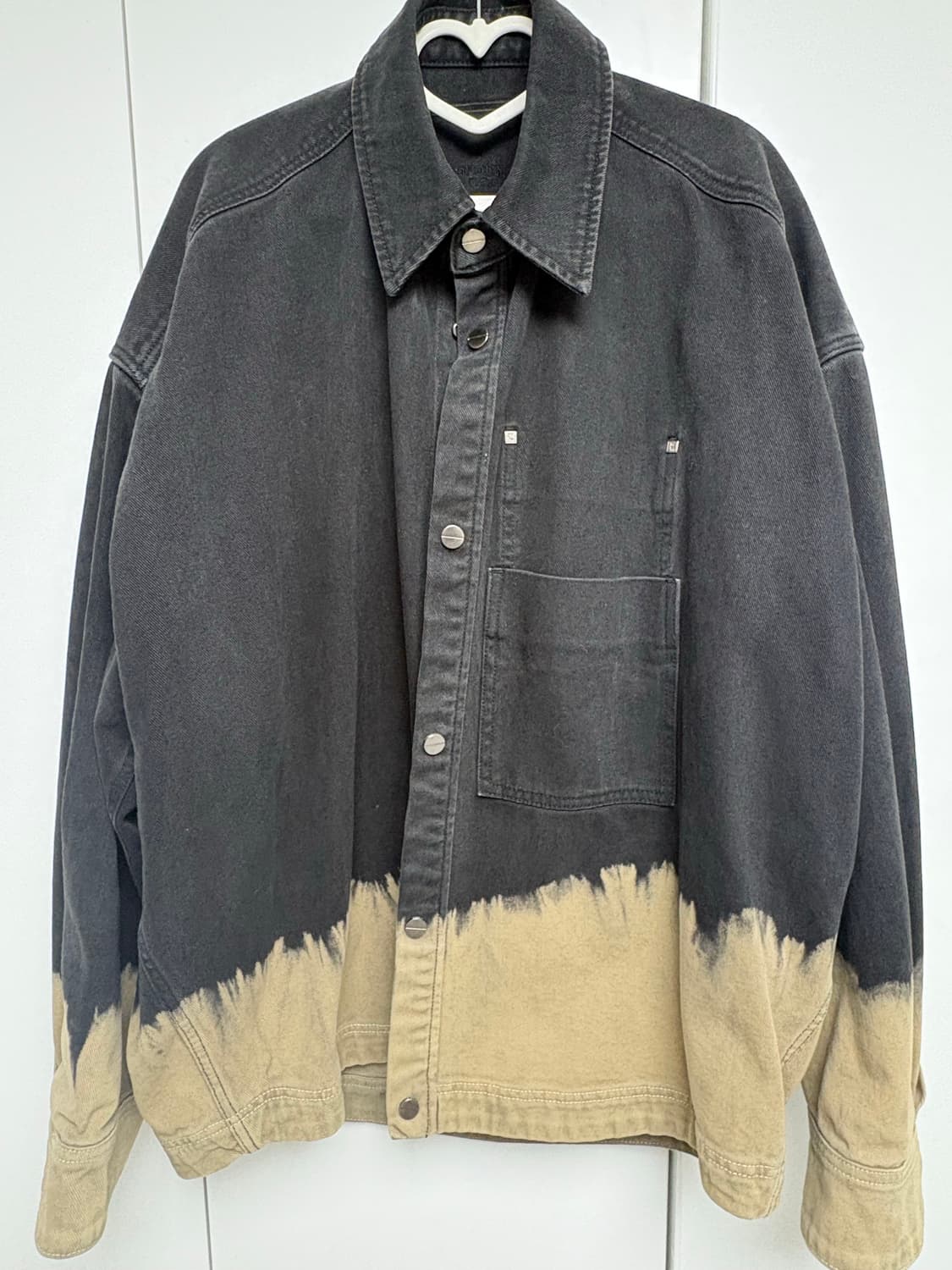 우영미 블리치 데님셔츠 자켓 상품이미지2