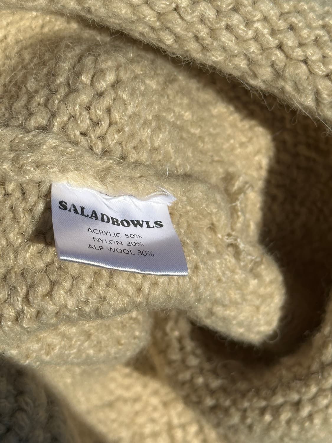 [L-XL] 빈티지 아이보리 니트 버킷햇 모자 상품이미지6