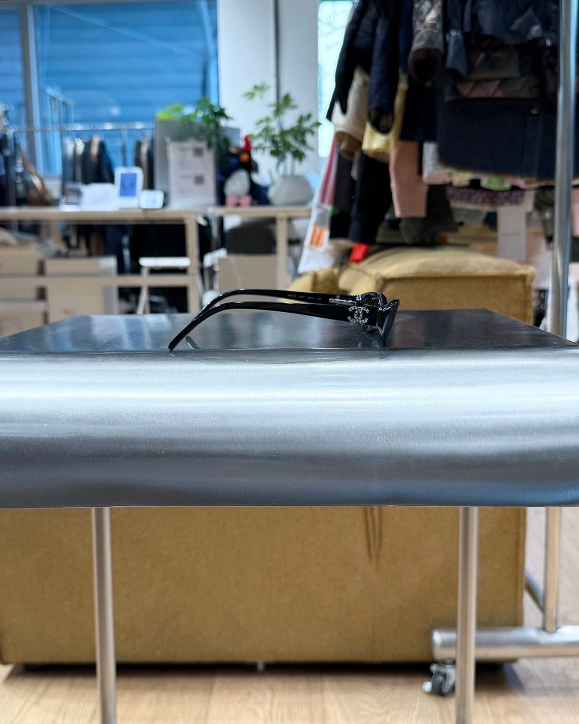 샤넬 그린렌즈 캣아이 선글라스  상품이미지6