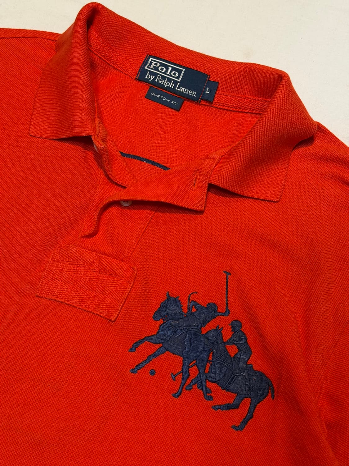 폴로 랄프로렌 빅포니 카라티 오렌지 상품이미지3