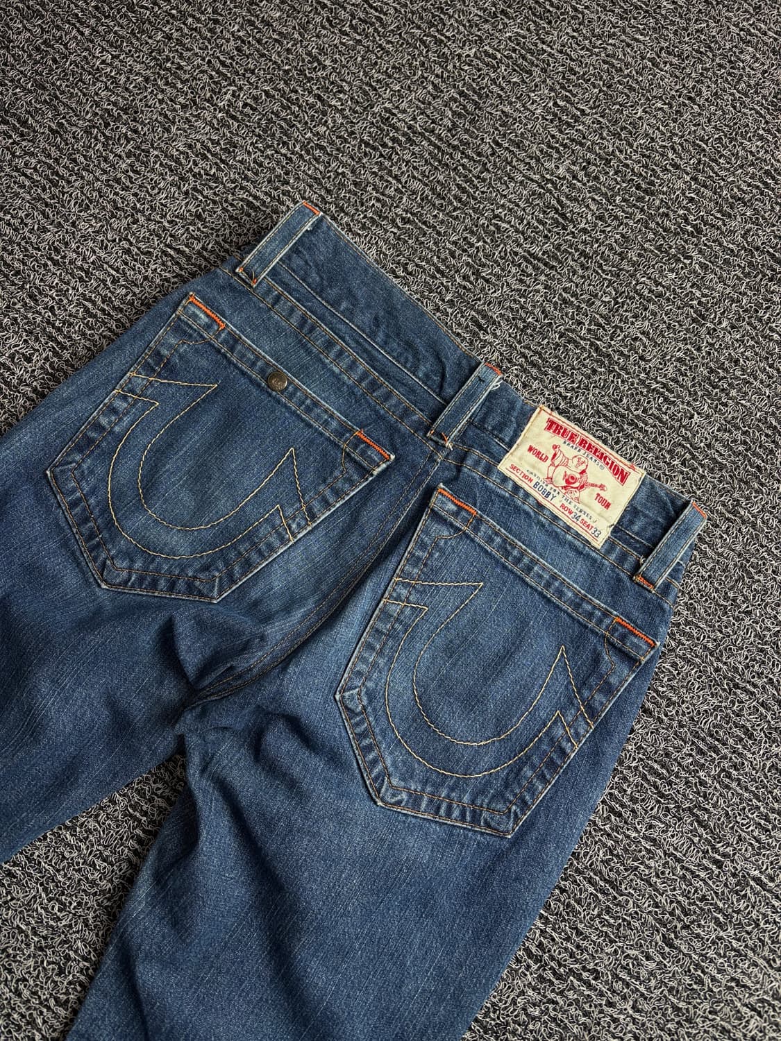 00s 트루릴리젼 바비 세미 부츠컷 데님 팬츠 2959 상품이미지4