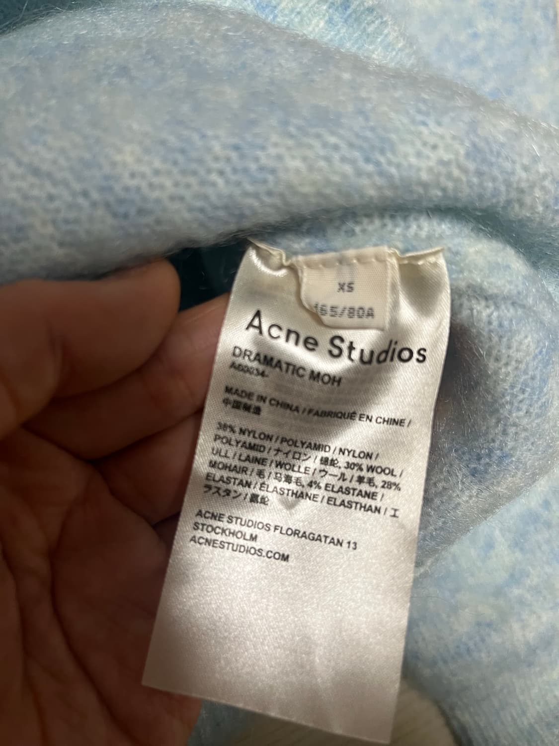 acne studio dramatic moh 스웨터 상품이미지4