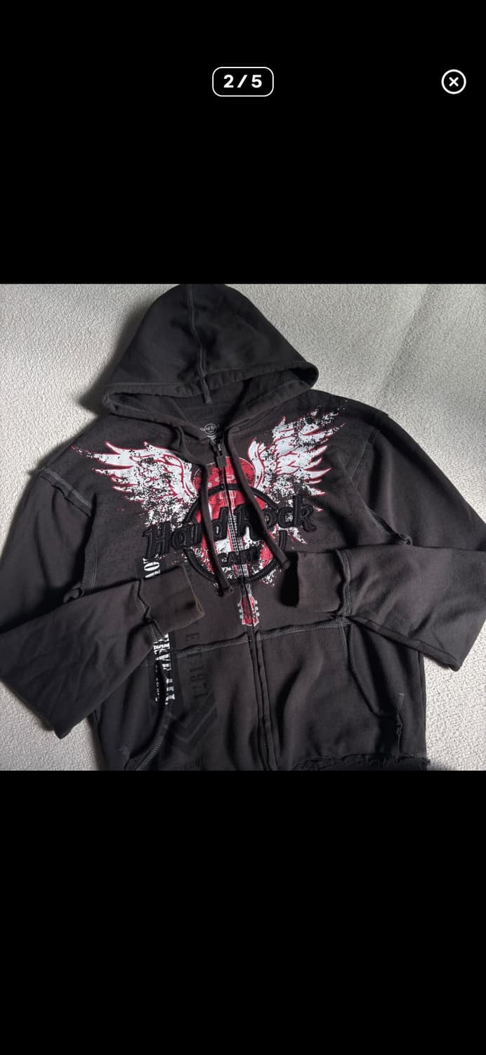 하드락카페 hard rock cafe 후드집업 상품이미지2