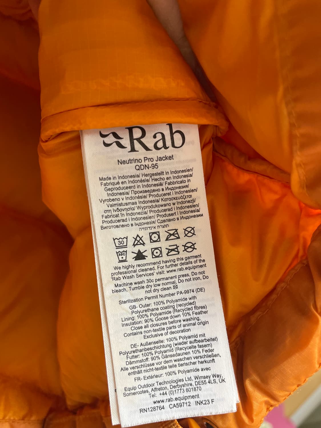 Rab 랩 뉴트리노 프로 자켓 상품이미지5