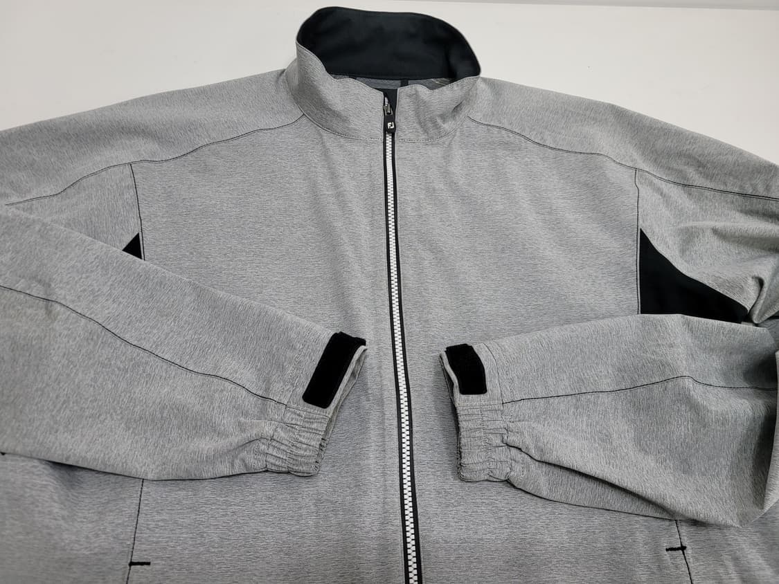 FOOTJOY 드라이조이 하이드로라이트 레인 자켓 / 여 L 그레이 블랙 상품이미지3