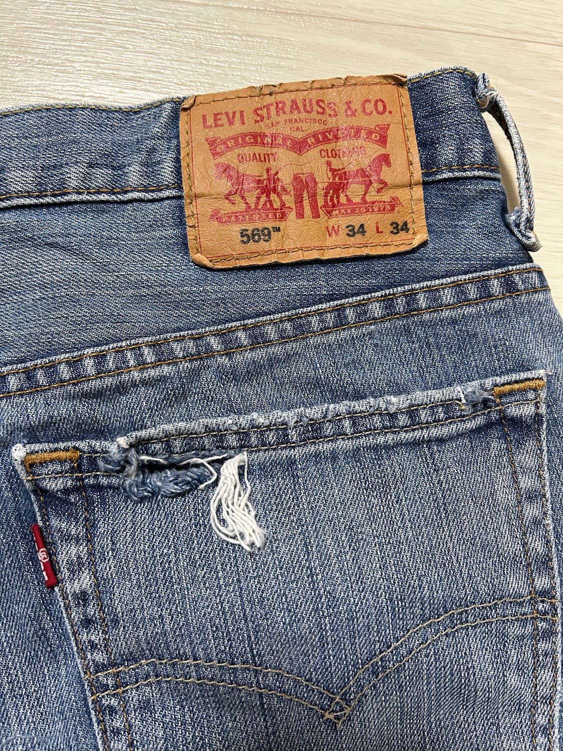 리바이스569 34x34 커스텀 상품이미지4