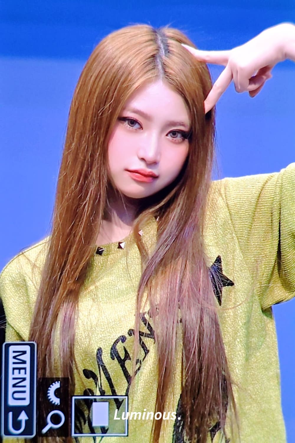 모멘텔 Studded MOMENTEL Girl Knit Olive 상품이미지2