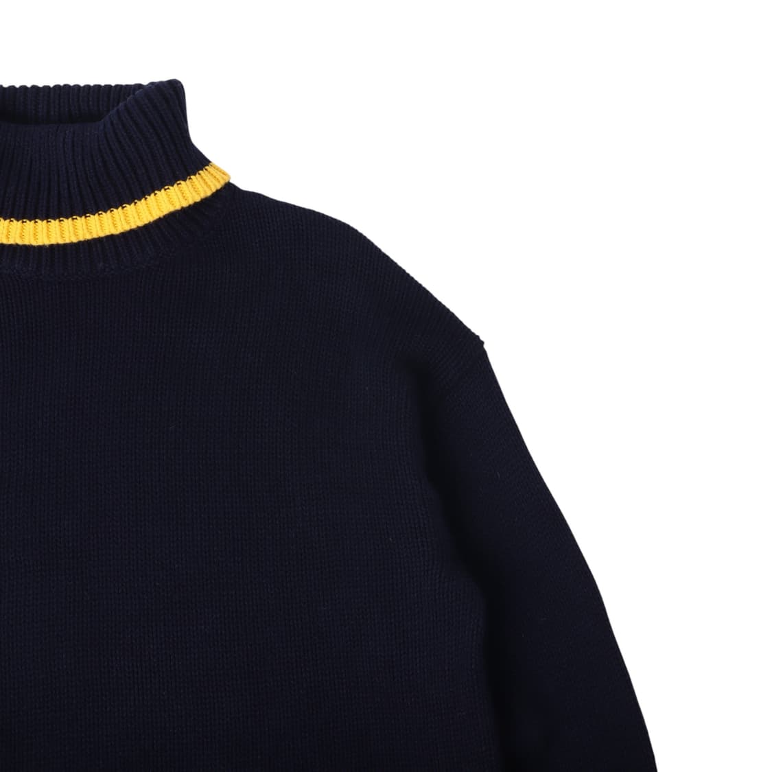 폴로 랄프로렌 네이비 터틀넥 스트라이프 니트 상품이미지2
