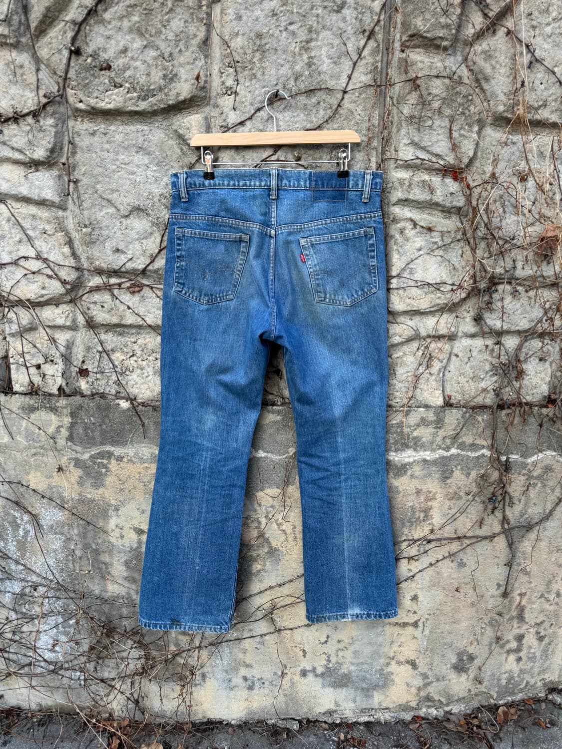 70s 리바이스 빈티지 517 66후기 논셀비지 부츠컷 데님 팬츠 상품이미지2