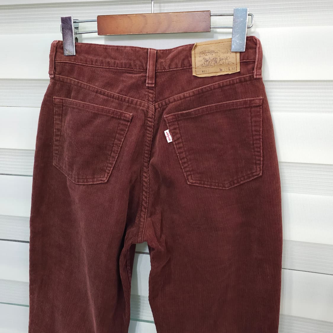 90s 리바이스 W517-15 화이트텝 코듀로이 팬츠 상품이미지2