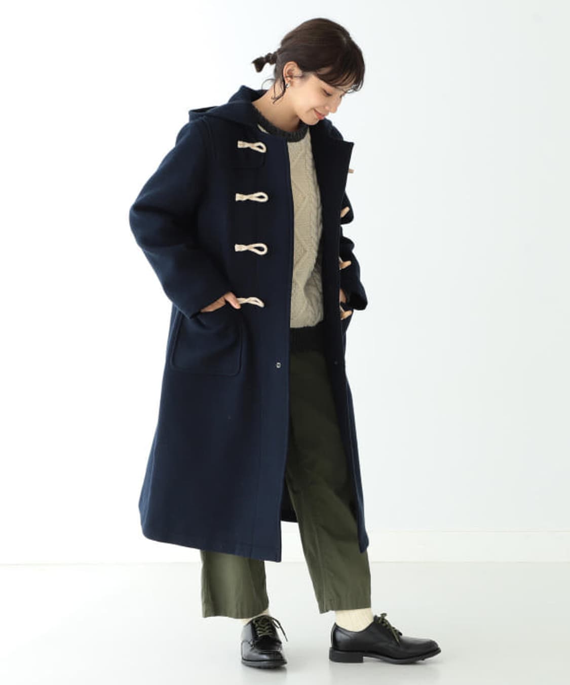 빔즈보이 더플 코트 네이비 상품이미지1