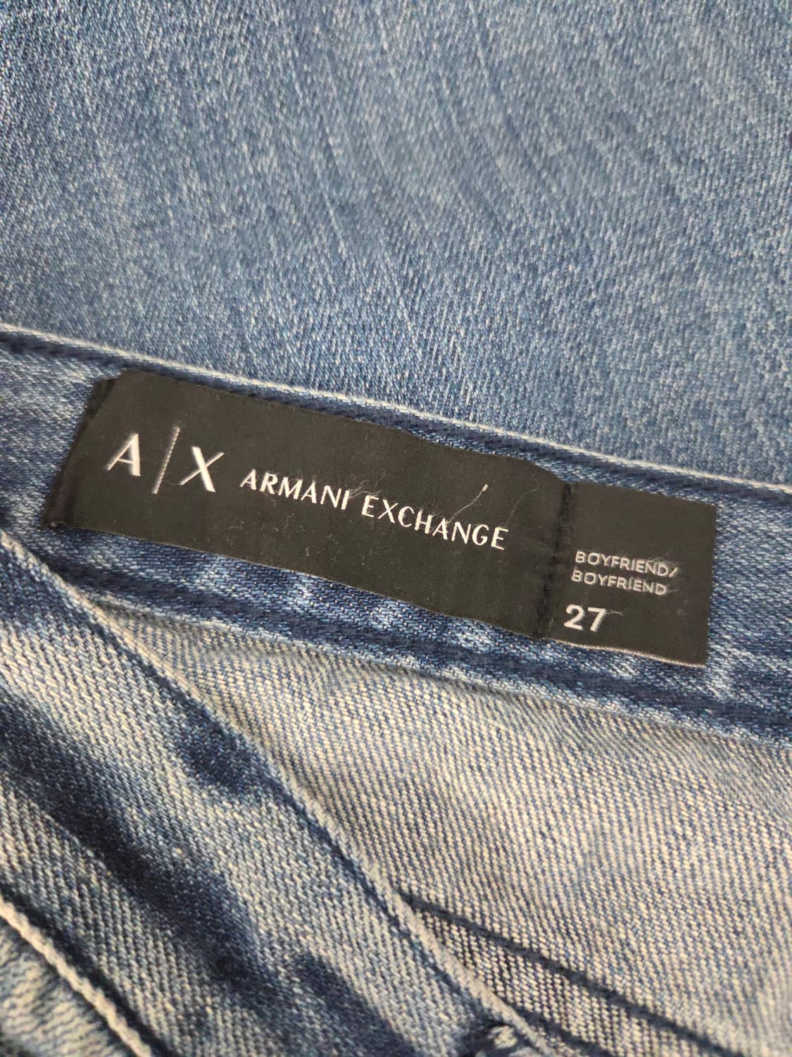아르마니 익스체인지(A|X) 자수&디스트로이드 보이프렌드 진 상품이미지8