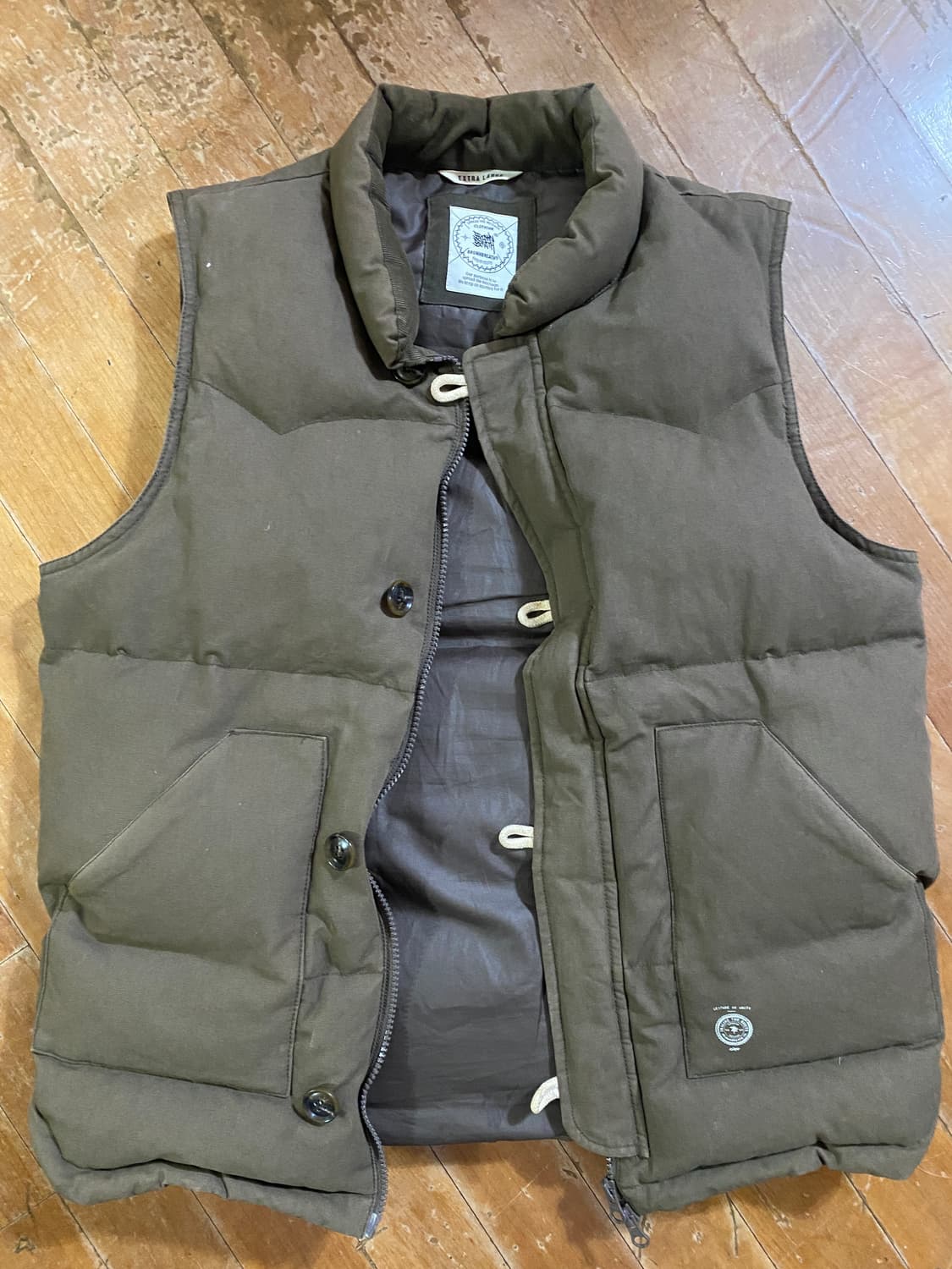 브라운브레스 남성 덕다운 패딩 조끼 XL 상품이미지1