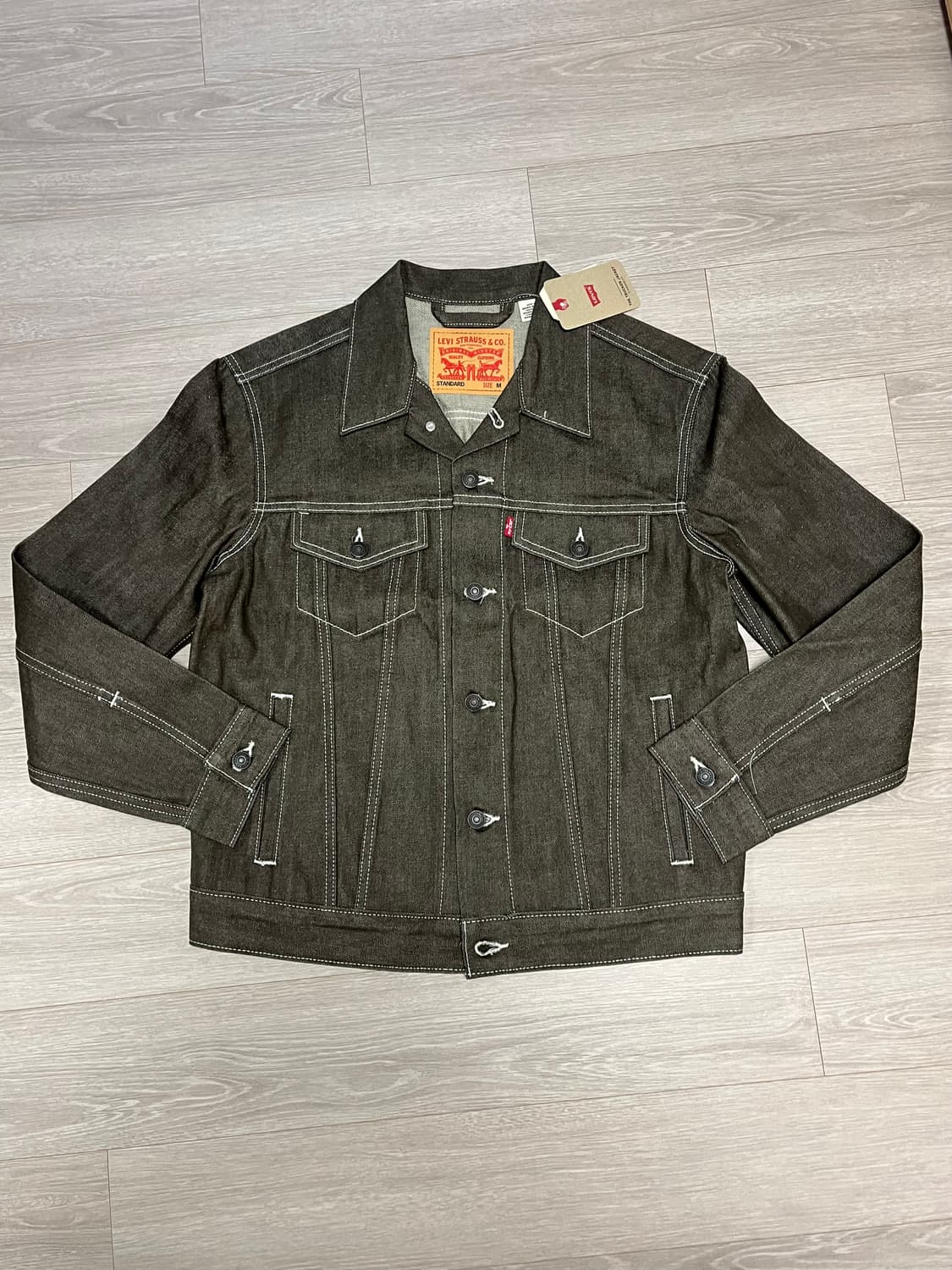 (희귀매물,새상품) 리바이스 3세대 트러커 데님 자켓 리지드 상품이미지1