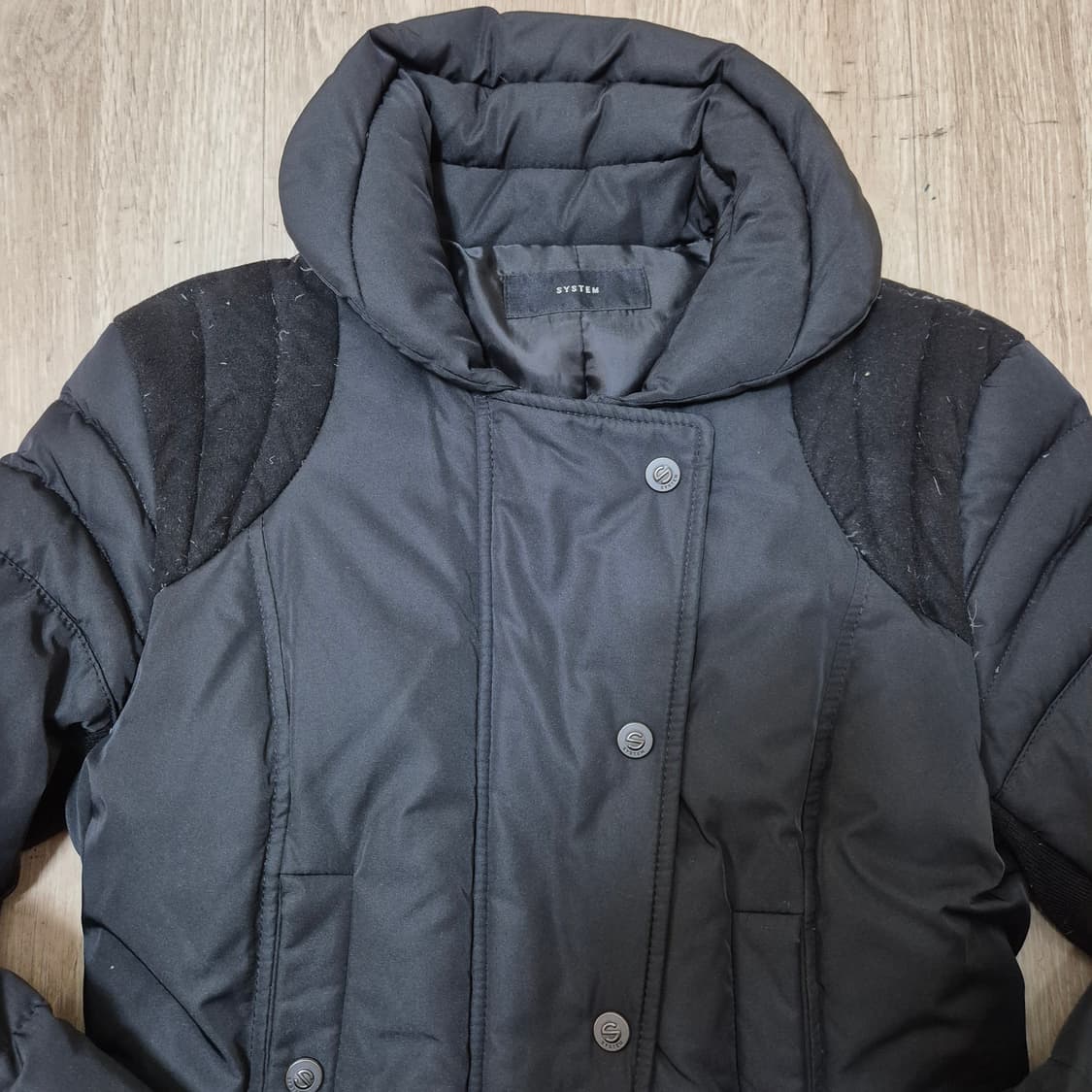 한섬 시스템 여성 덕다운 푸퍼 숏패딩  상품이미지2