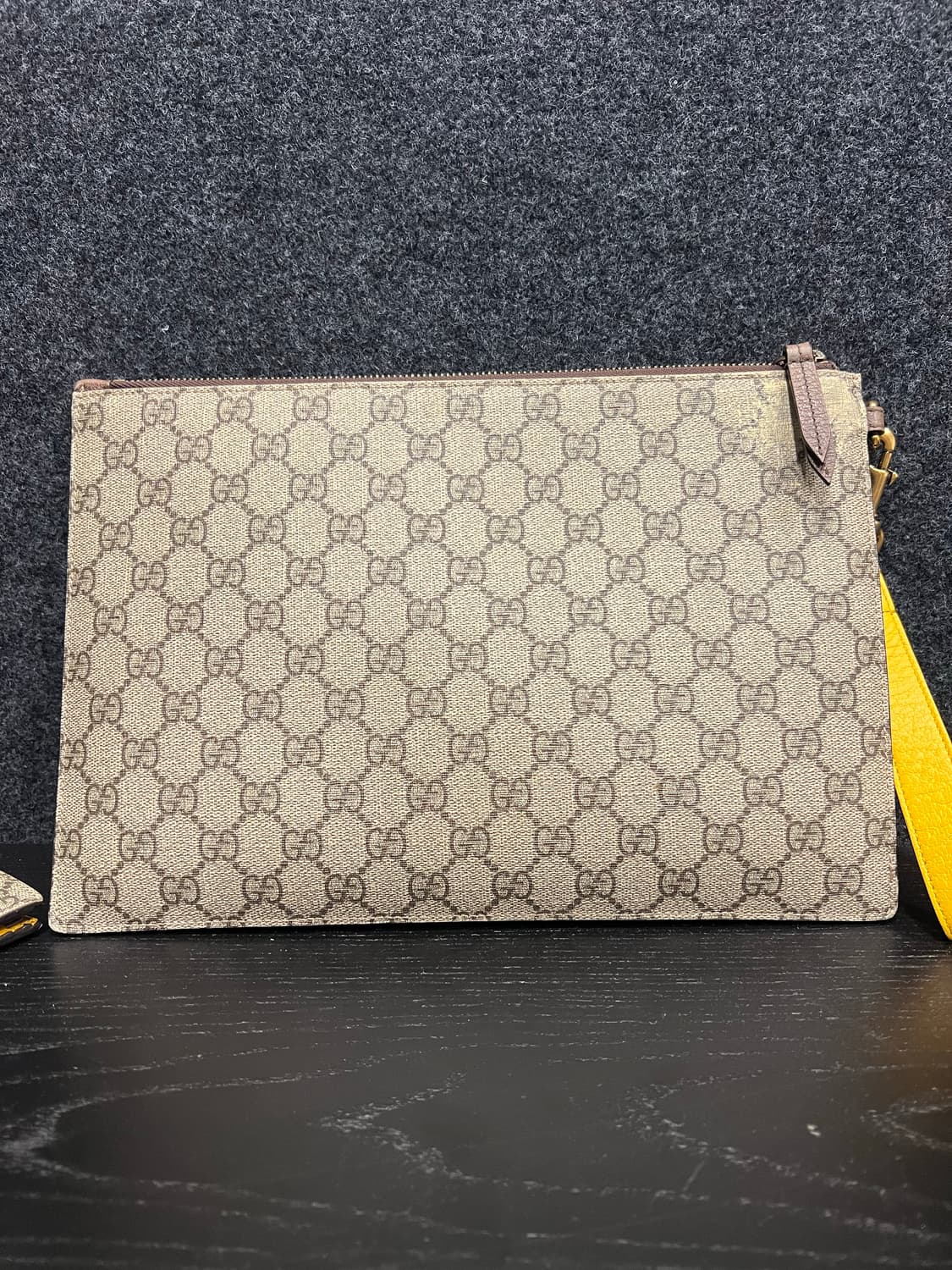 구찌 네오 빈티지 GG 수프림 클러치 및 지갑 세트 상품이미지7
