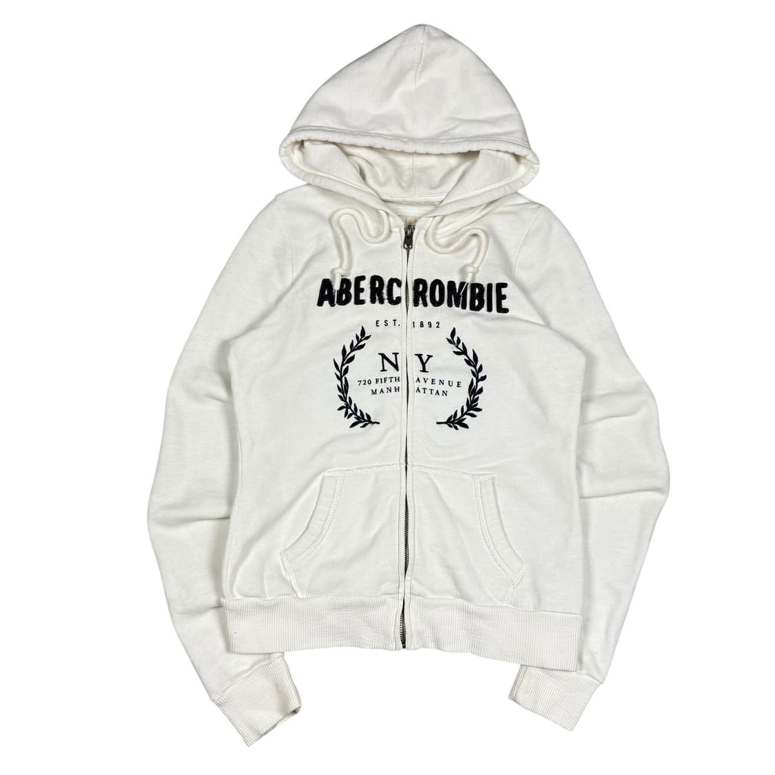 아베크롬비 화이트컬러 후드집업 상품이미지1