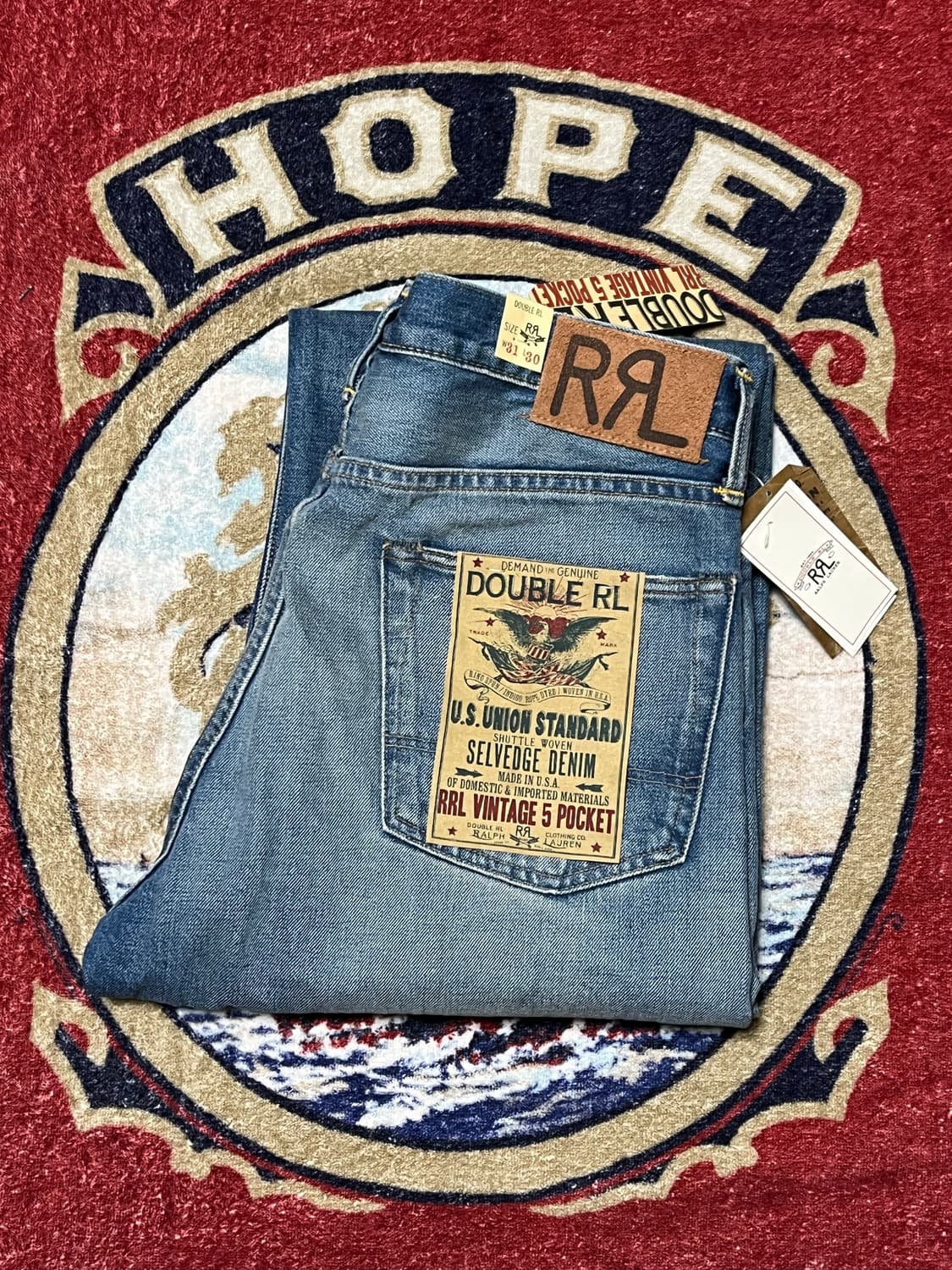 RRL 빈파포 미드랜드 셀비지 진  상품이미지3