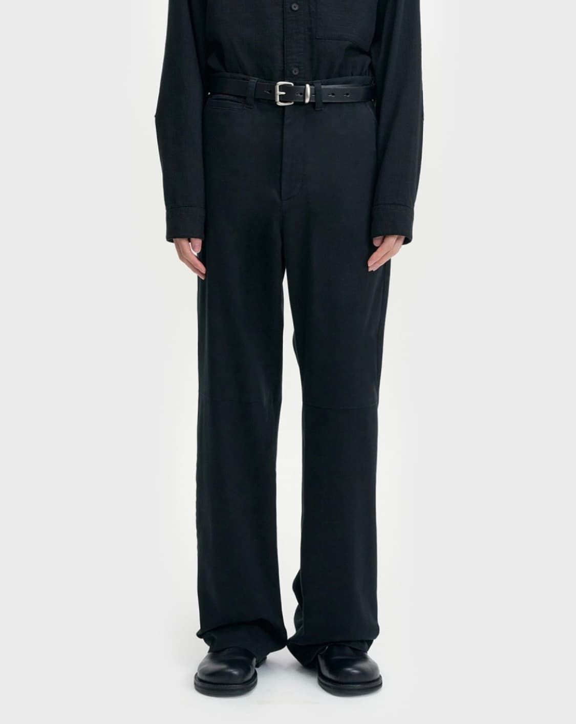 벨리에 미드 와이드 치노 블랙 4(30) 상품이미지2