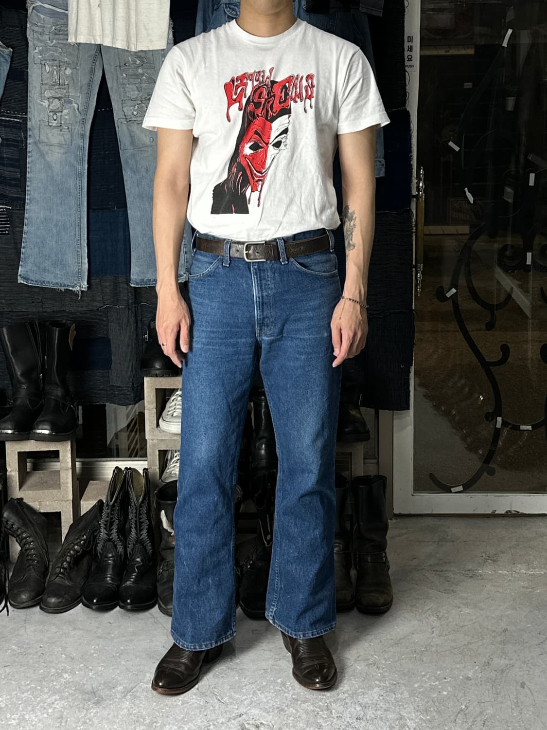 90's USA Made 토니라마 카우보이 웨스턴 부츠 상품이미지10