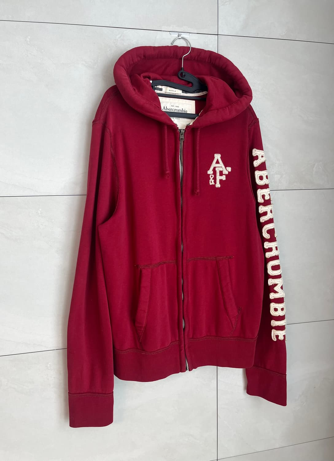 아베크롬비 A&F 후드집업 버건디 [L] 상품이미지2