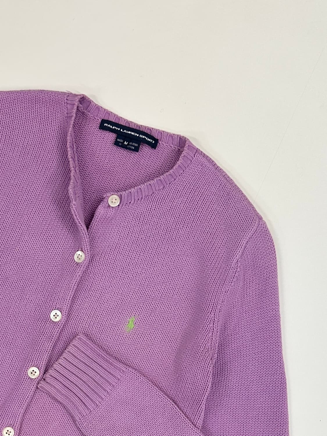 폴로 라벤더 그린 포니 가디건 (44-66) 상품이미지1