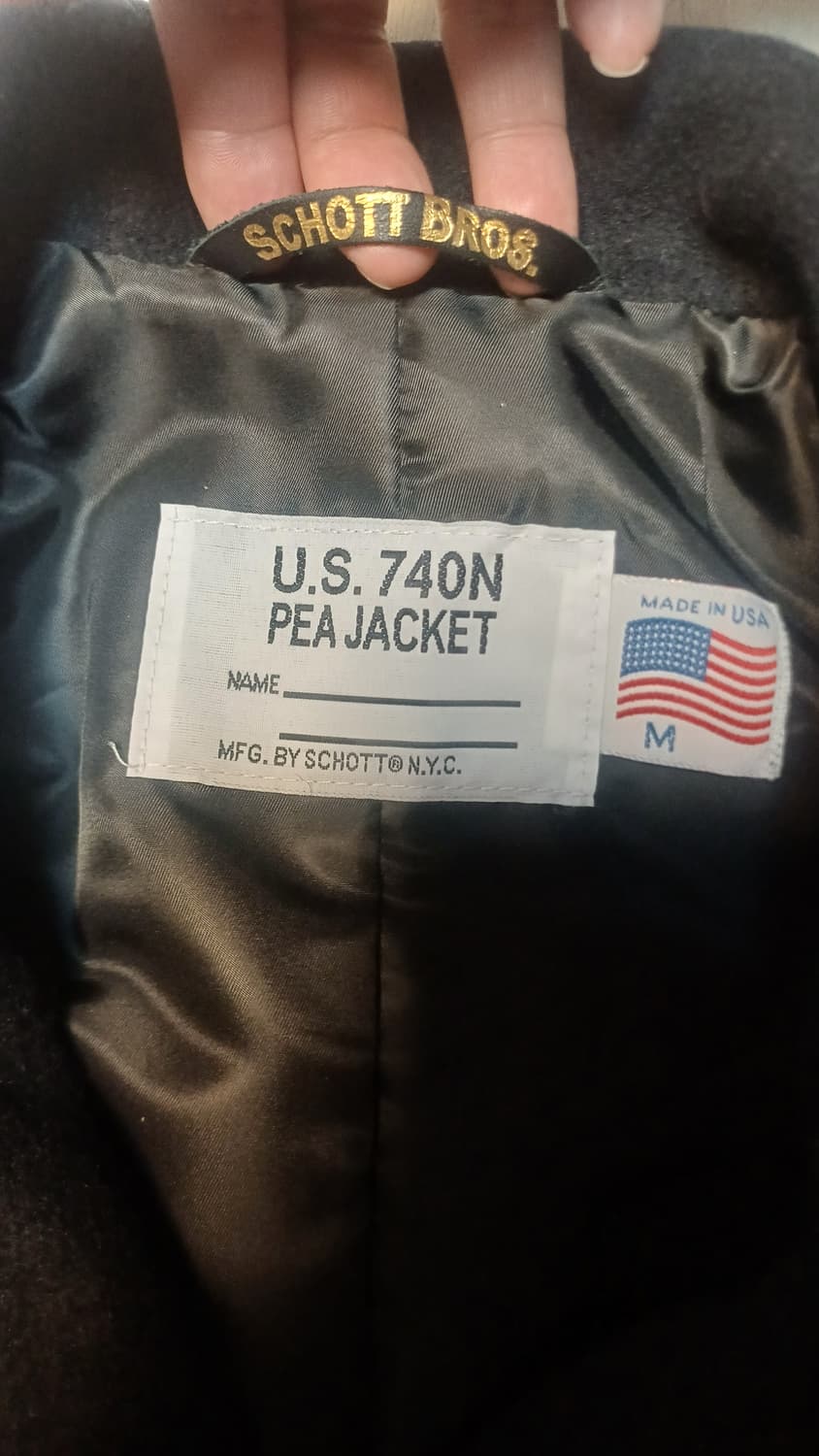 쇼트 714US 미해군 제독 롱 피코트 schott 아메카지워크웨어클래식 상품이미지4