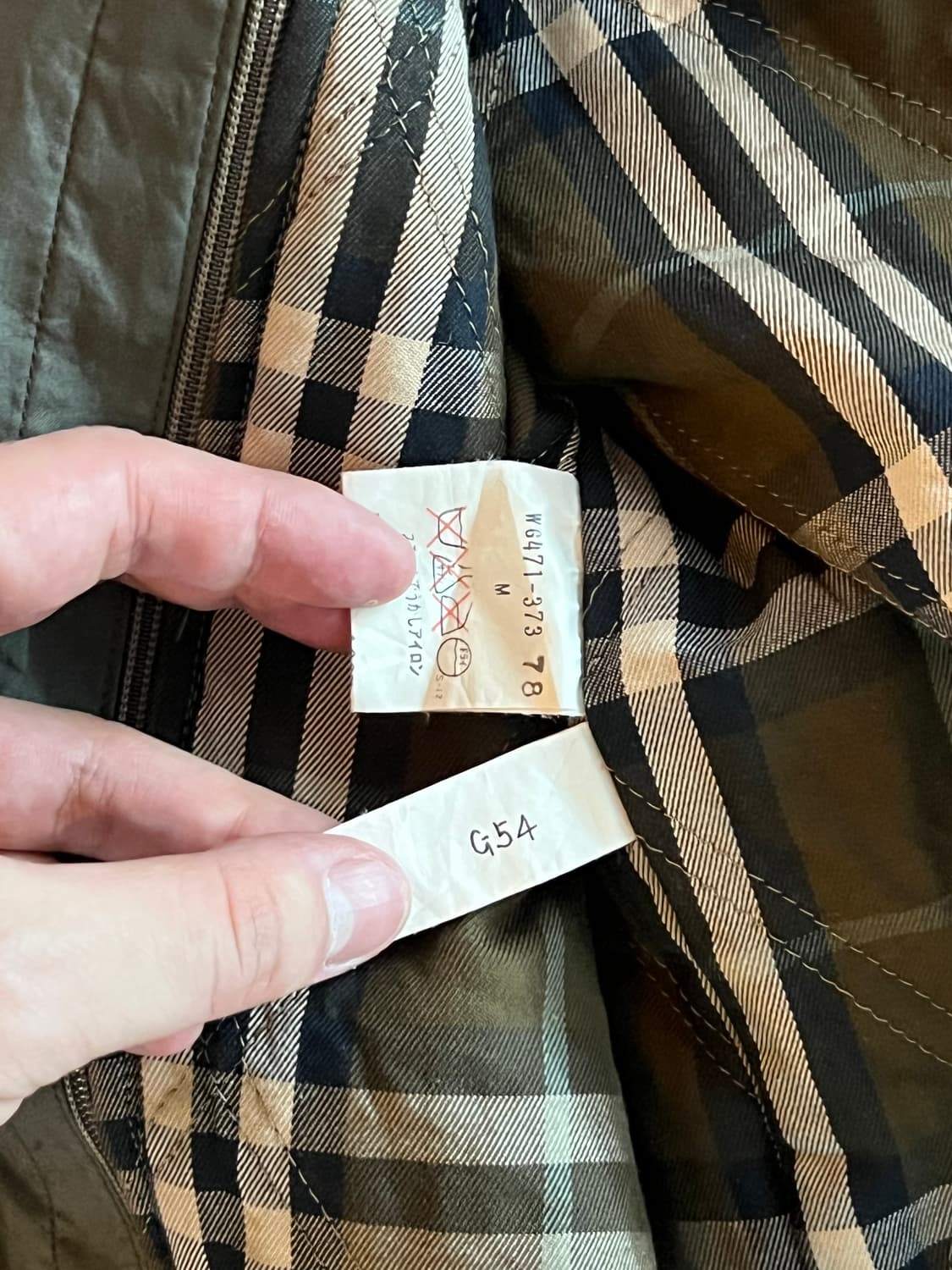 90s burberry jacket 상품이미지10