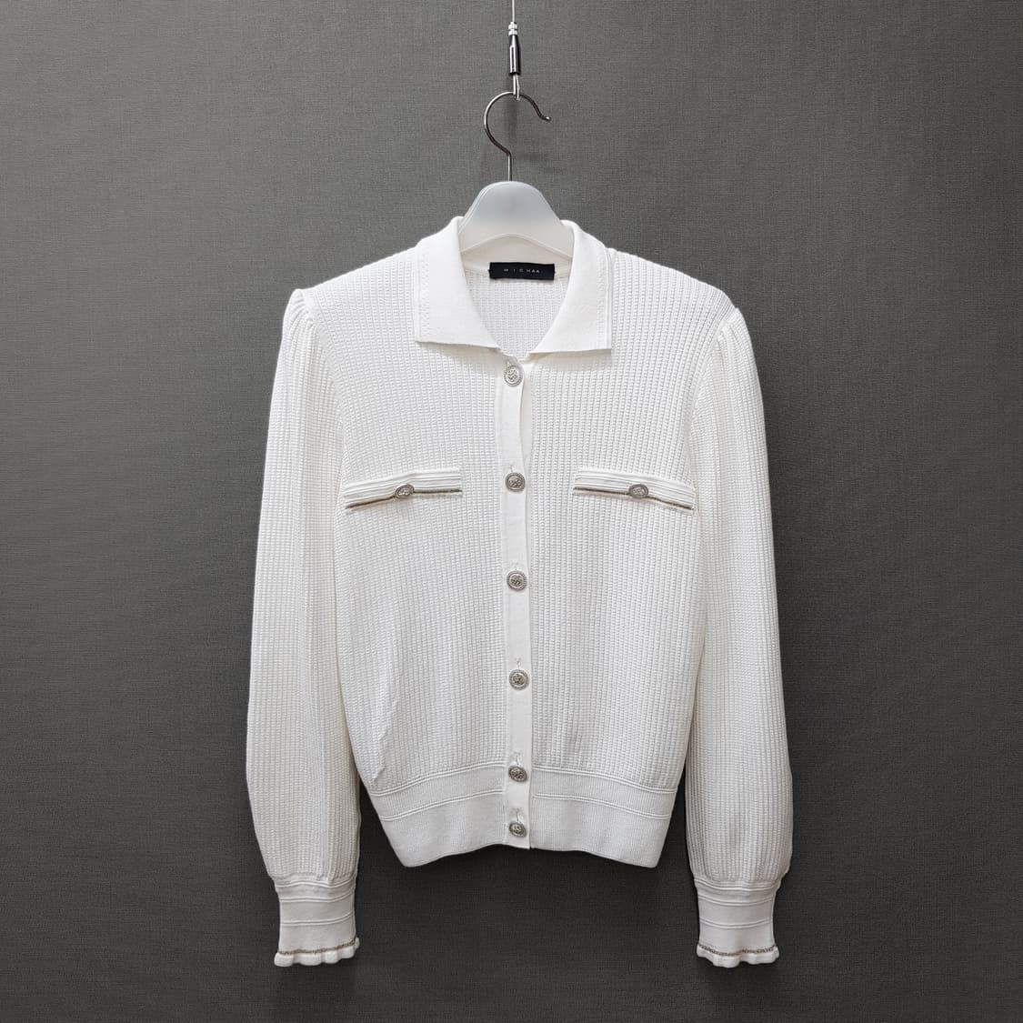 미샤 MICHAA 2021 카라 니트 가디건 91사이즈 상품이미지1